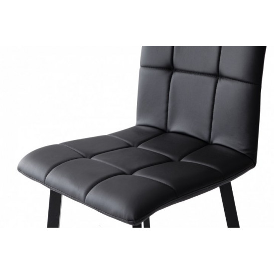 Wooden chair with soft back Mix Furniture Trinity black