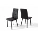 Wooden chair with soft back Mix Furniture Trinity black