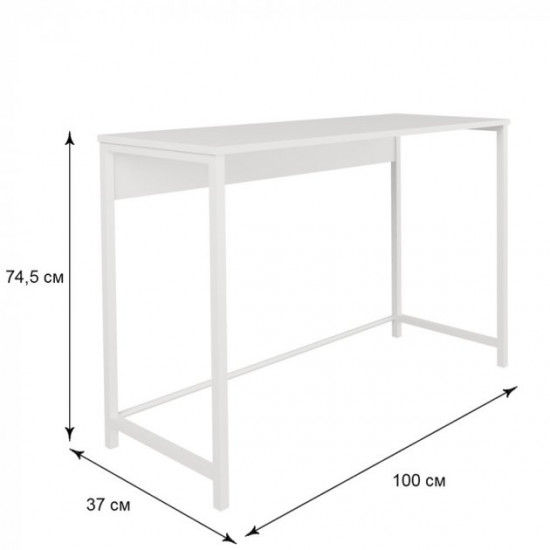 Dressing table with mirror and bench Fenster Visage 2 White