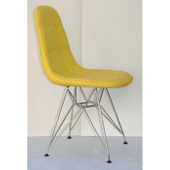 Chair Alex CH-ML Eco leather Onder Mebli Yellow 12