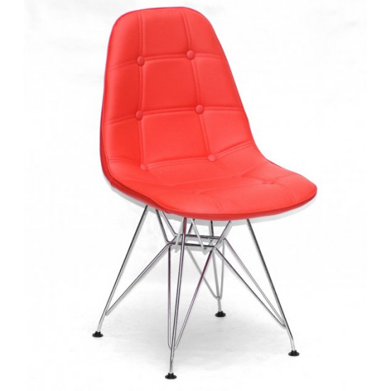 Chair Alex CH-ML Eco leather Onder Mebli Red 05