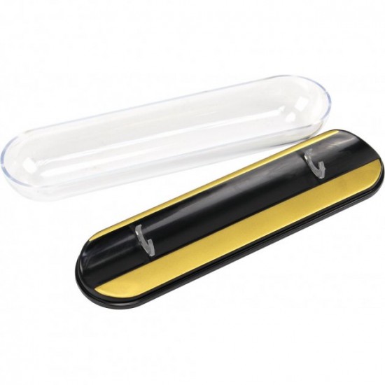 Plastic pen case SKCB010G/SKCB010S silver