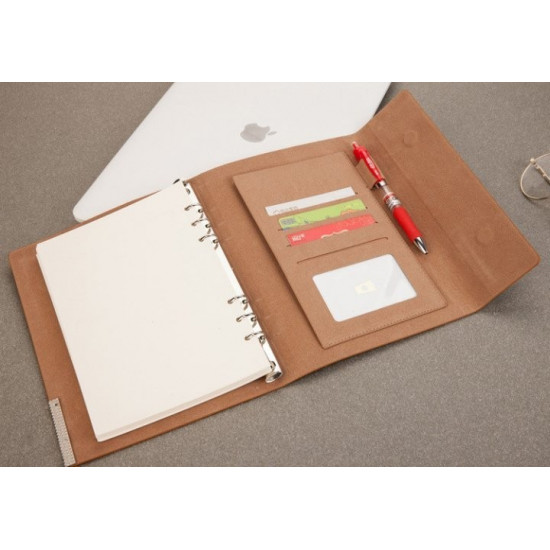 Notepad diary smart with reusable paper