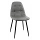 Chair Alex Metal-BK Eco leather Onder Mebli Gray 21