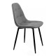 Chair Alex Metal-BK Eco leather Onder Mebli Gray 21