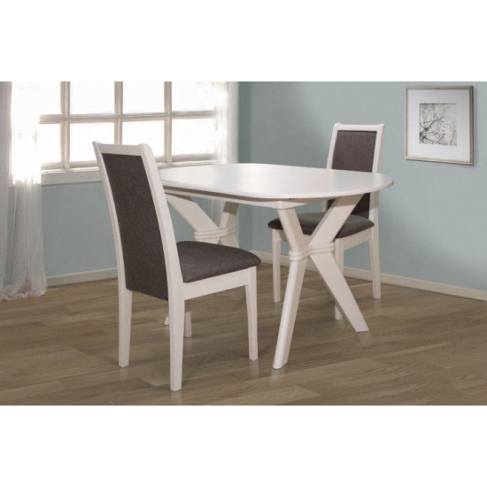 Dining folding table wood+MDF Brighton 1290(+340)x810x760 mm Mix Mebli color White