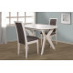 Dining folding table wood+MDF Brighton 1290(+340)x810x760 mm Mix Mebli color White