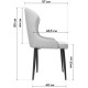 Chair GT K-1010 Light Gray