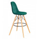 Chair Peter BAR 75 Velvet Onder Mebli Green B-1003