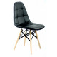 Chair Alex XXL Eco leather Onder Mebli Black