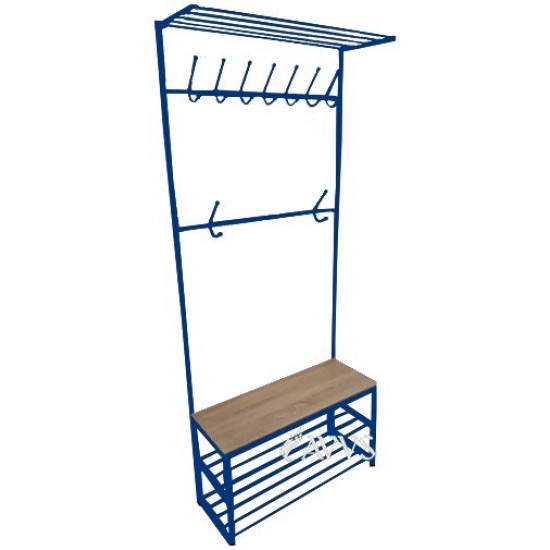 Metal hallway CHC2 J3 LOFT Metacam 100x30x192 cm Blue