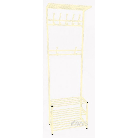 Metal hallway CHC2 J3 Metacam 100x30x192 cm Beige