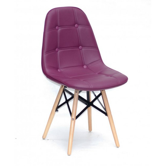 Chair Alex XXL Eco leather Onder Mebli Purple 61