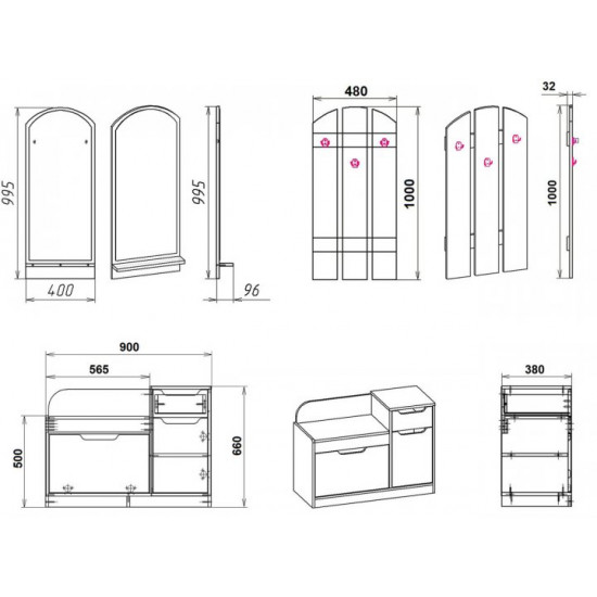 Hallway Companit set P9 Alder