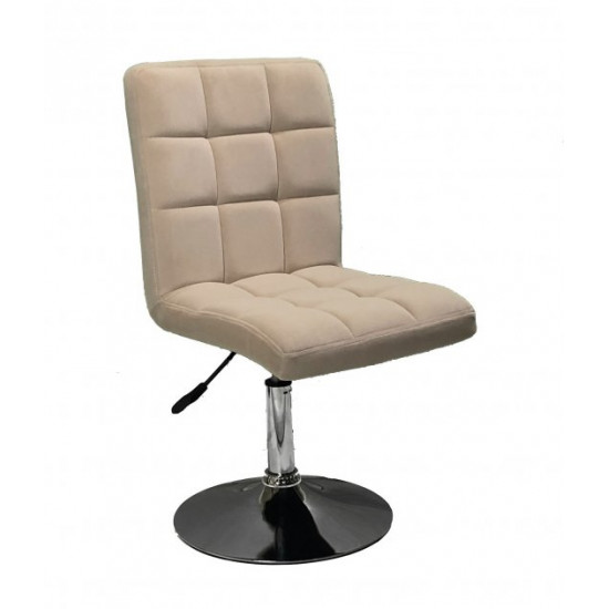 Chair Augusto CH-BASE Velvet Onder Mebli Beige B-1005