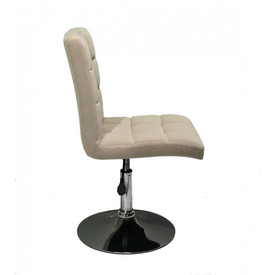 Chair Augusto CH-BASE Velvet Onder Mebli Beige B-1005