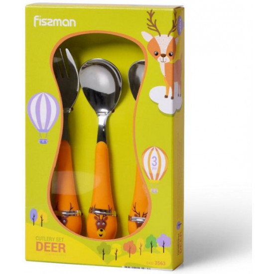 Set of children's cutlery Fissman Deer 3 pieces Fissman FN-3563