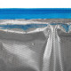 Beach thermal bag (927382) 50x20x40 cm Spokey White-blue (2000001224182)