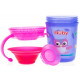 Cup 360 sippy cup Nuby with handles and lid purple 240 ml (NV0414001prpl)