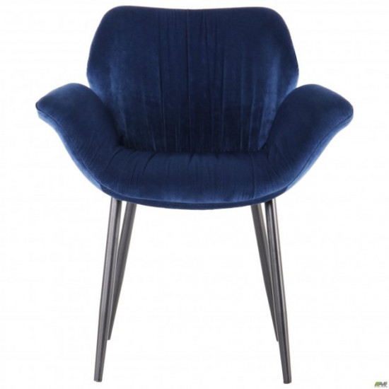 Armchair AMF Alphabet M black/royal blue 547270