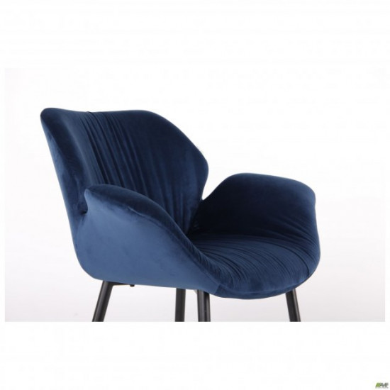 Armchair AMF Alphabet M black/royal blue 547270