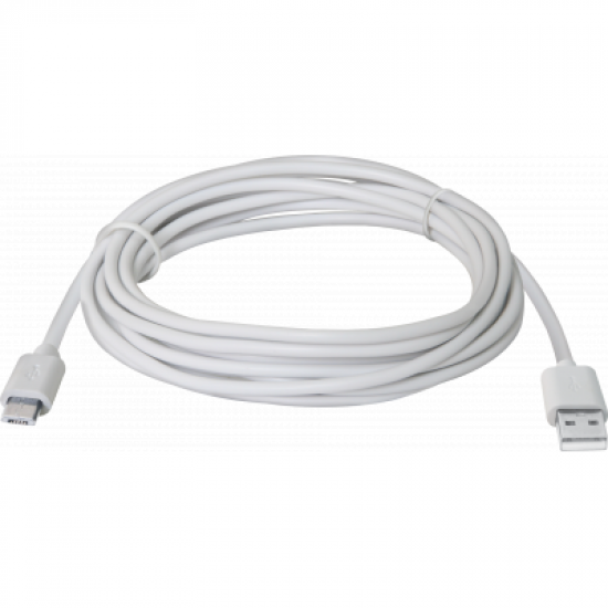 Дата USB08-10BH кабель USB - Micro USB, white, 3m Defender (87468)