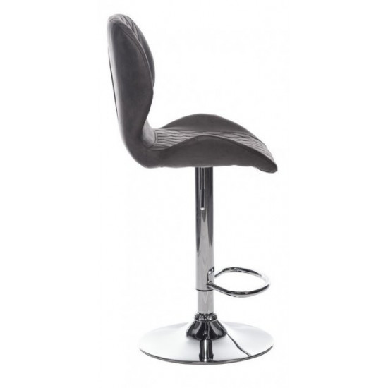 Bar stool Vetro Mebel B-11 gray