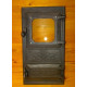 Iskra paired door with heat-resistant glass 9 kg 270x490 mm (IS-028)