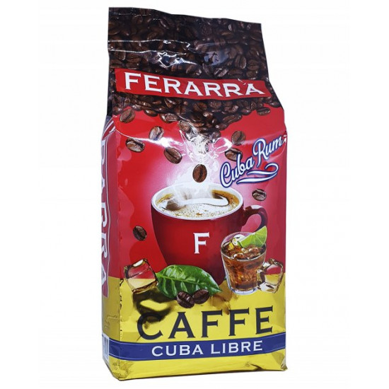  Кава Ferarra Cuba Libre з ароматом рому-забагліоне зерно 1 кг (54541)