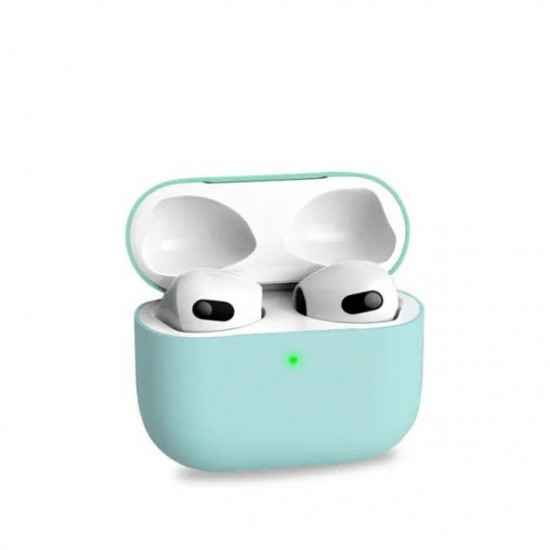  Силиконовый чехол iTrand Apple Airpods 3 Бирюзовый