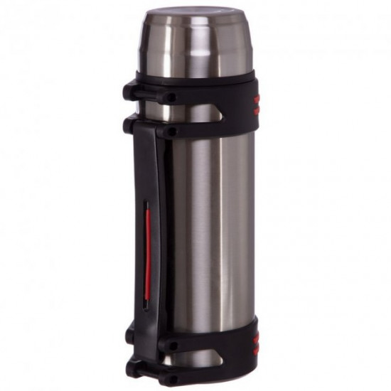 Steel thermos Zelart Vacum Cup Coffee CY-25 volume 2000 ml Silver-Black