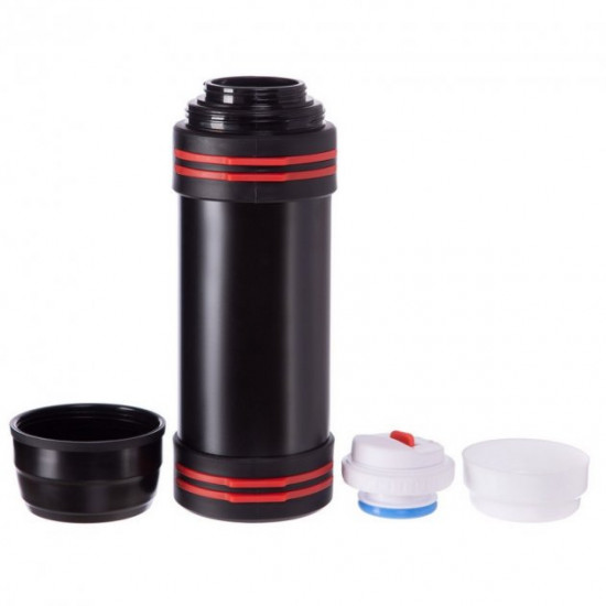 Steel thermos Zelart Vacum Cup Coffee CY-25 volume 2000 ml Black