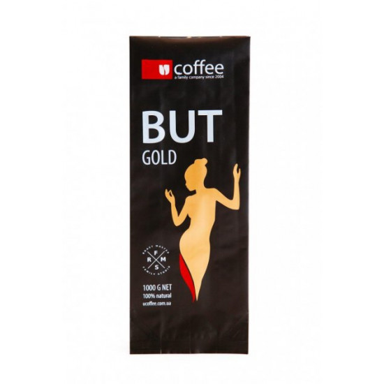  Кофе зерновой Ucoffee - But Gold 70% Арабика 30% Робуста 1 кг К543/13