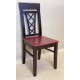 Wooden dining chair ZHUR-26 Skif walnut + mahogany