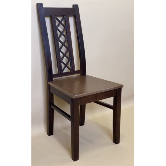 Wooden dining chair ZHUR-27 Skif walnut + oak