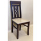 Wooden dining chair ZHUR-24 Skif walnut + natural