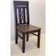 Wooden dining chair ZHUR-24 Skif walnut + oak