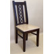 Wooden dining chair ZHUR-27 Skif walnut + natural