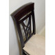 Wooden dining chair ZHUR-25 Skif walnut+natural