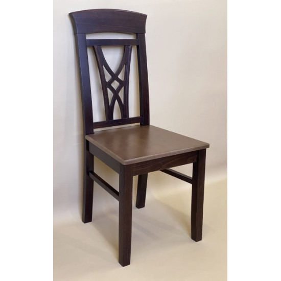 Wooden dining chair ZHUR-25 Skif walnut+oak