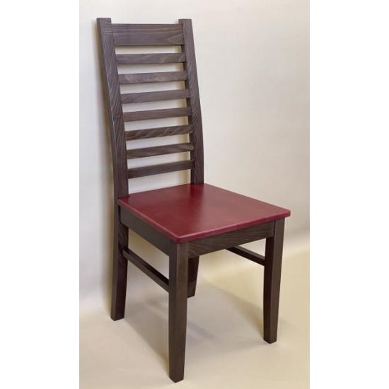 Wooden dining chair Zhur-16 walnut+mahogany Skif