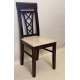 Wooden dining chair ZHUR-26 Skif walnut + natural