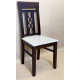 Wooden dining chair ZHUR-24 Skif walnut + white