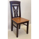 Wooden dining chair ZHUR-25 Skif walnut+Calvados