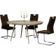 Dining table Vetro Mebel TM-175 Cappuccino (TM-175-mat-cap)