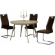 Dining table Vetro Mebel TM-175 Cappuccino (TM-175-mat-cap)