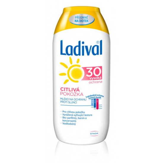  Ladival Sensitive молочко для засмаги для чутливої шкіри SPF 30 (200 мл)