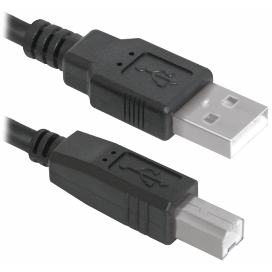 Кабель Defender USB04-06 USB2.0 AM-BM, 1.8м, пакет (83763) (6239463)