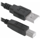  Кабель Defender USB04-06 USB2.0 AM-BM, 1.8м, пакет (83763) (6239463)