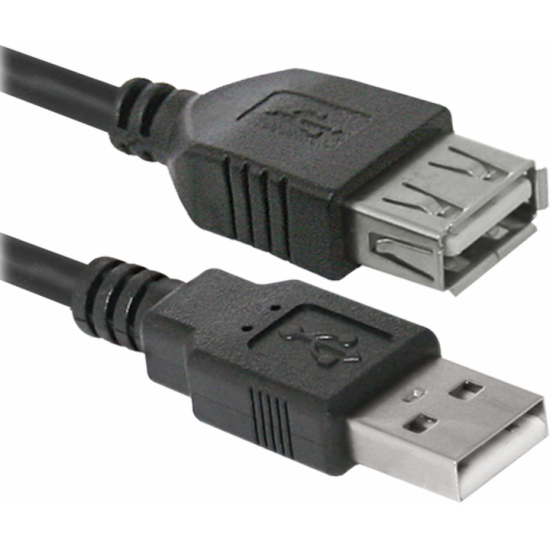 Cable Defender USB02-17 USB2.0 AM-AF, 5m, package (87454) (6358277)